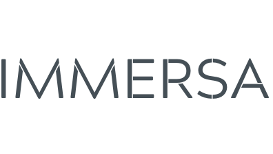 Logo of the brand 'IMMERSA' on a white background