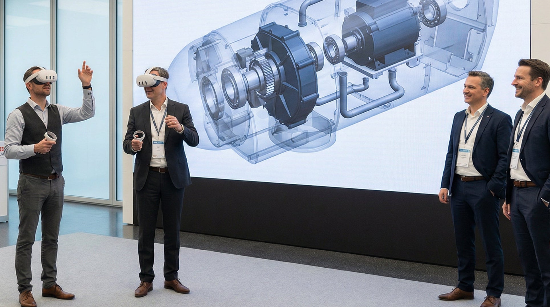 VR DigitalTwin presentation corporate services AI, VR, AR Solutions