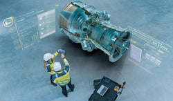 Wind Turbine, Mechanics, digital twins digitale zwillinge, industrie, manufactoring 